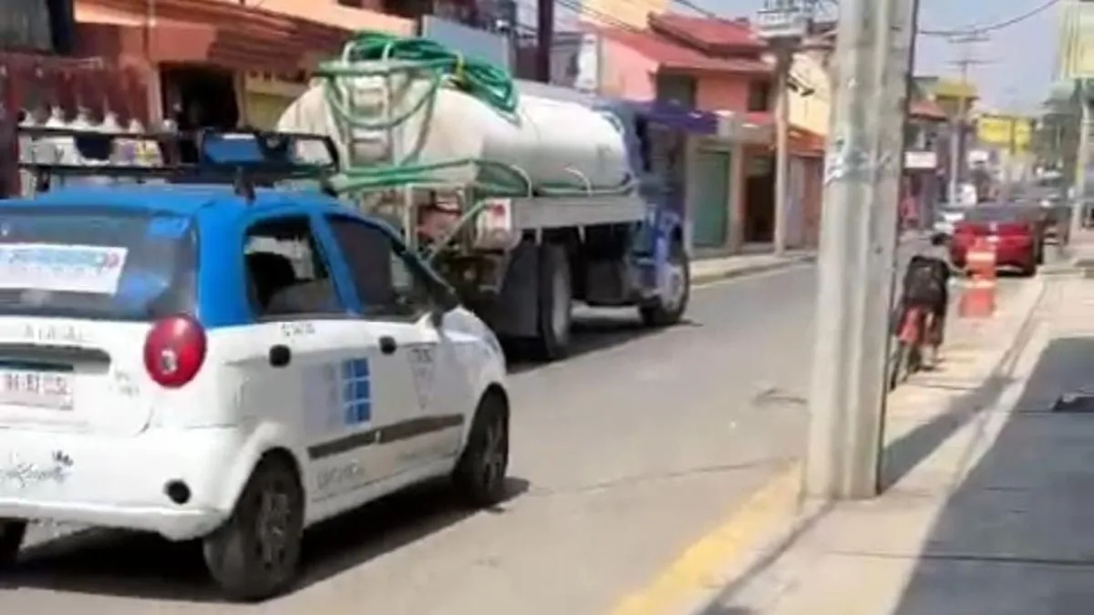 Tráfico de agua en Cuautlancingo: Filomeno solo da pipas a allegados