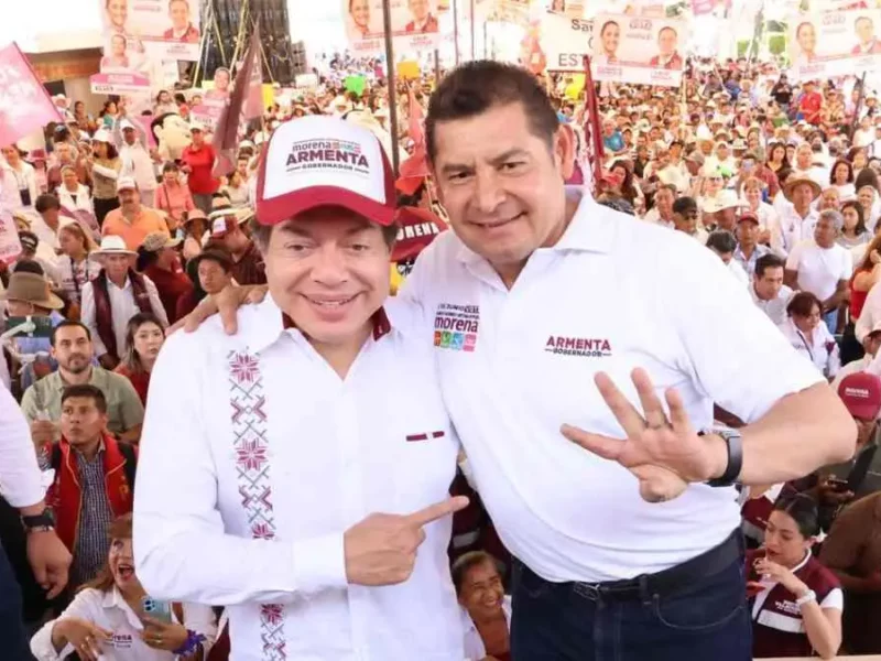 "Tiene mucha ventaja": Mario Delgado sobre Alejandro Armenta en Puebla