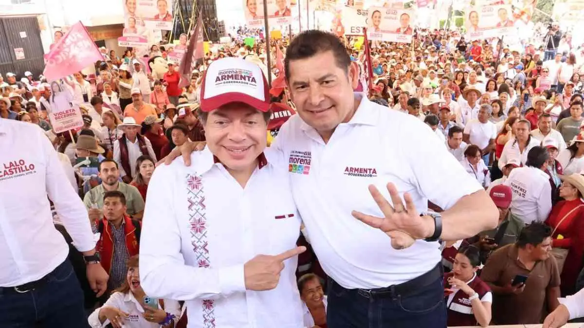 "Tiene mucha ventaja": Mario Delgado sobre Alejandro Armenta en Puebla