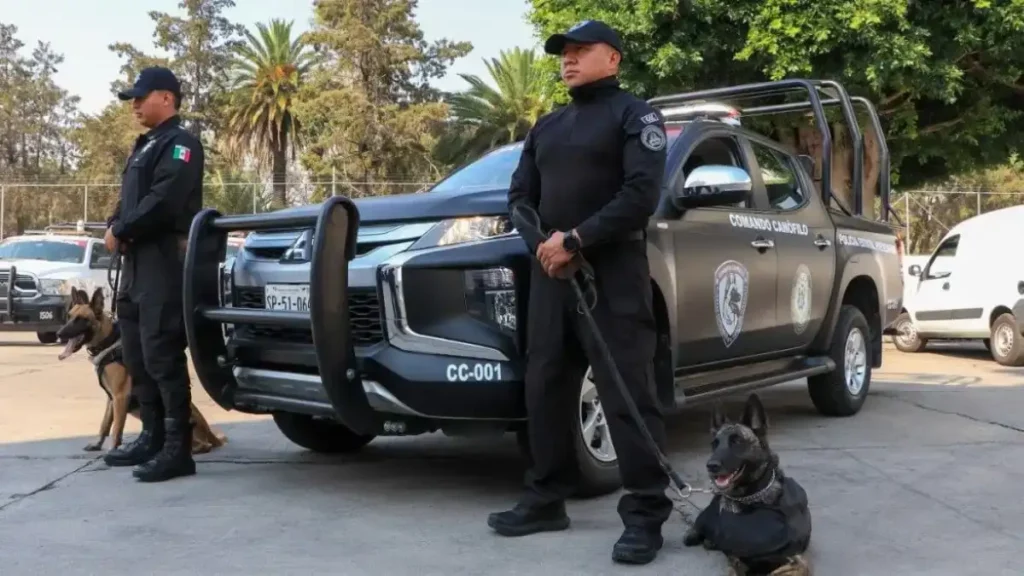 Certifican a nivel internacional a cuatro perros de Puebla para detectar drogas