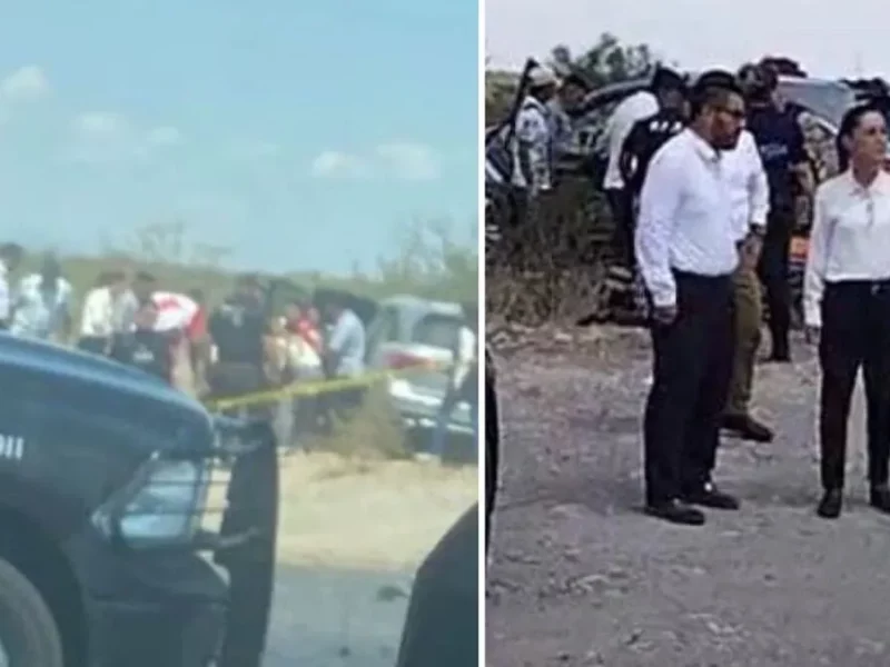 Equipo de Claudia Sheinbuam choca en carretera de Coahuila, hay un muerto