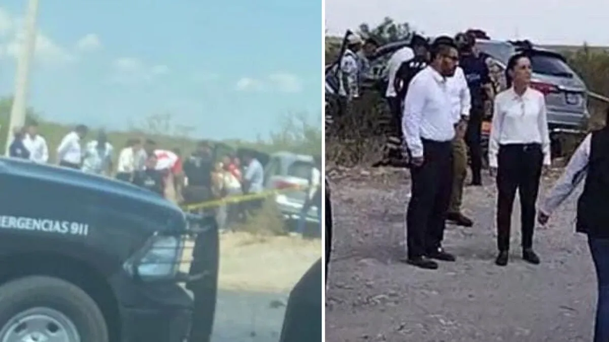 Equipo de Claudia Sheinbuam choca en carretera de Coahuila, hay un muerto