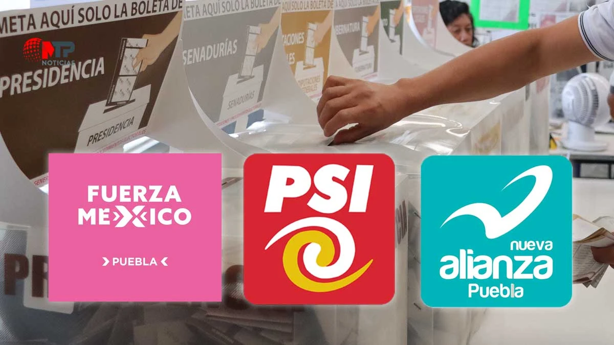 ¡No se van! PSI, Nueva Alianza y Fuerza por México mantienen registro en Puebla