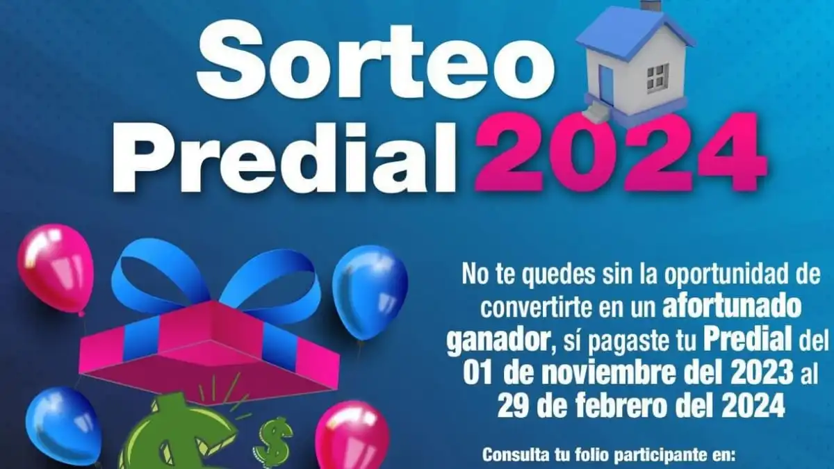 Sorteo Predial 2024 en Puebla capital: más de dos millones de pesos en premios