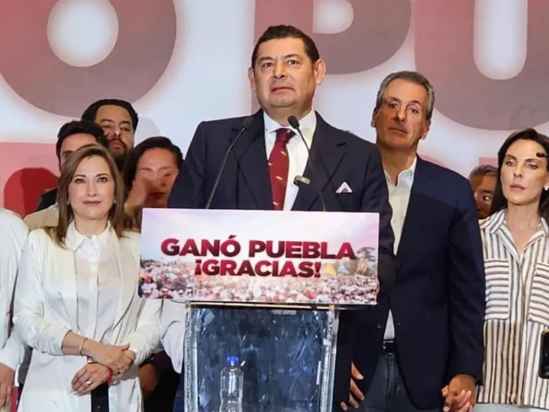 Armenta asegura haber ganado gubernatura de Puebla por dos dígitos: ofrece reconciliación (EN VIVO)