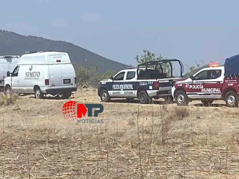 Abandonan cadáver desmembrado en terracería de Ocoyucan, Puebla