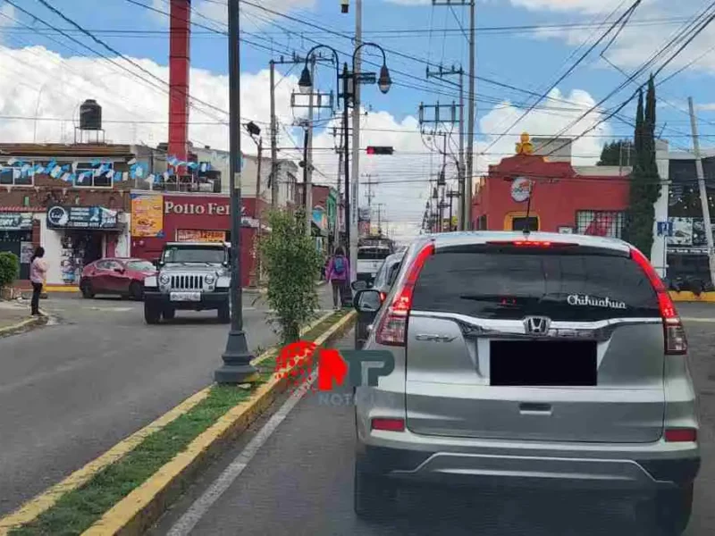 ¡Prepárate para el caos vial! Cerrarán acceso principal de San Andrés Cholula por obras