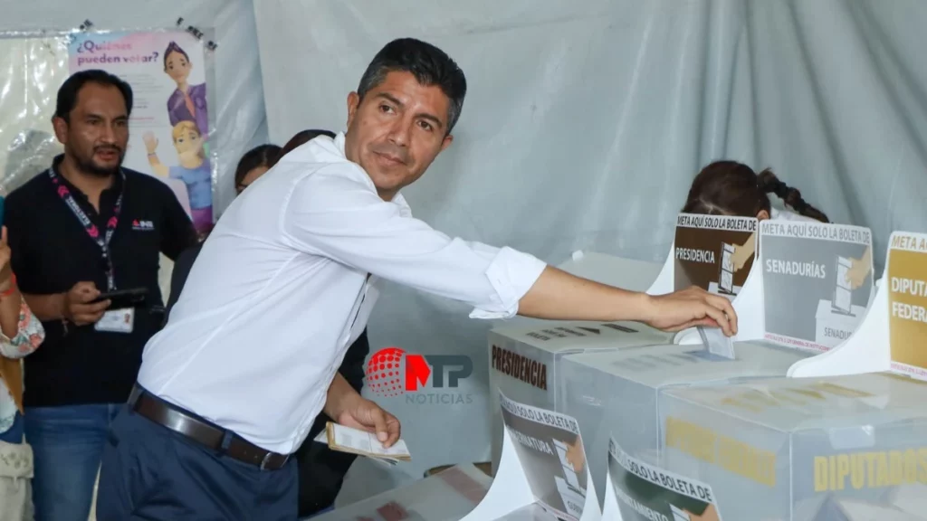 “Voy a ganar”: Eduardo Rivera al destacar alta participación en Puebla