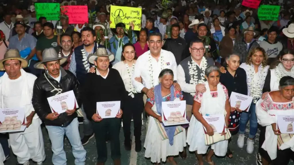 Gobierno de Morena ha invertido al doble que el PAN en campo de Puebla: Sergio Salomón