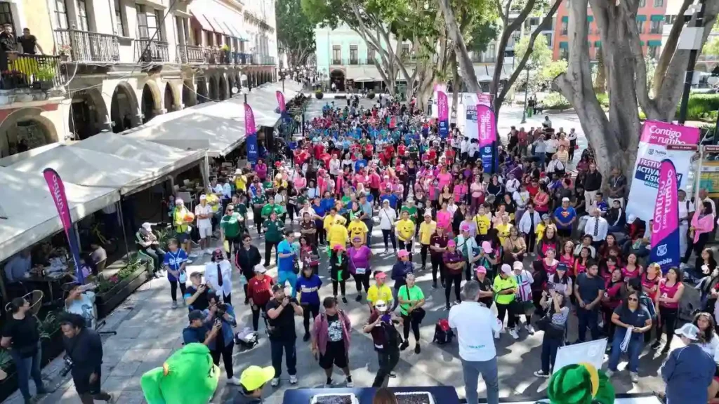 Activación física en la celebración del Día del Padre