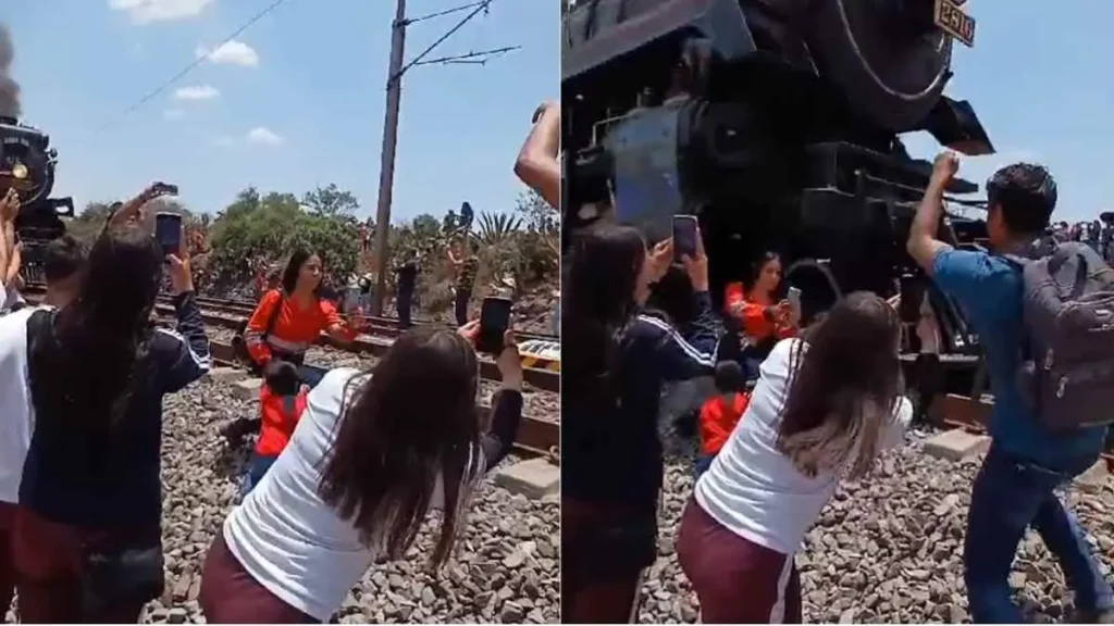 Muere mujer golpeada por tren ‘La Emperatriz’ en Hidalgo: quería tomarse una selfie