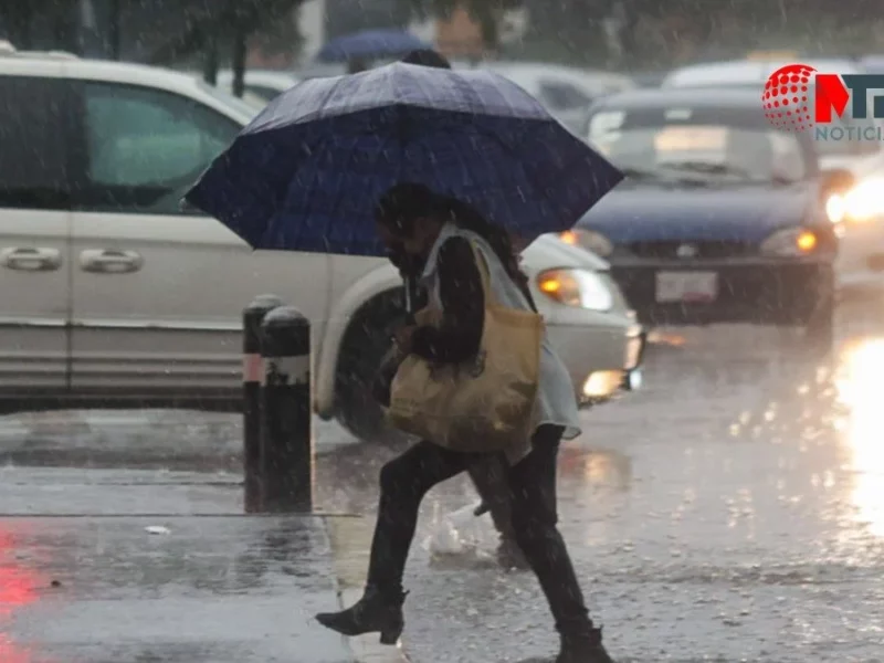 ¡Saca el paraguas! Pronostican fuertes lluvias en estos días en Puebla