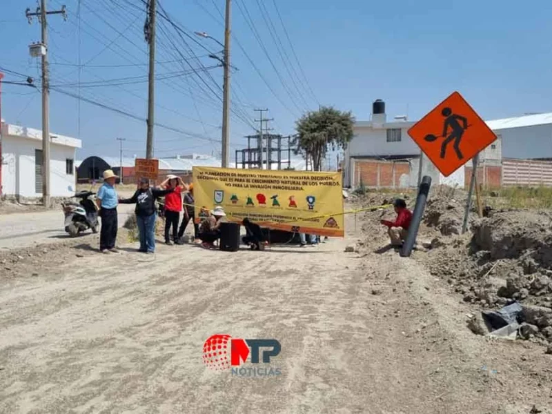 Reanuda ayuntamiento de San Andrés Cholula obras en la Radial a Cacalotepec