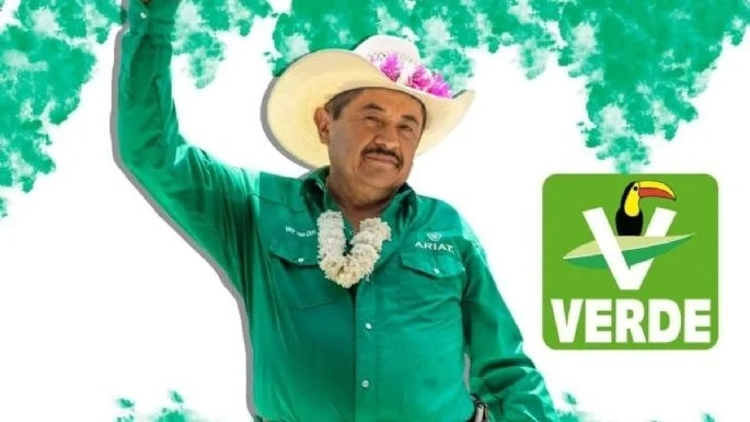 Alejandro Guzmán García, del PVEM, virtual ganador de la alcaldía de Tlacuilotepec, Puebla.