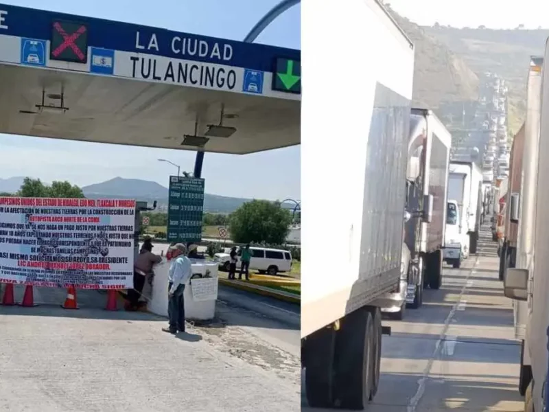 Suman dos días de bloqueo en Arco Norte, ¿qué exigen ejidatarios?