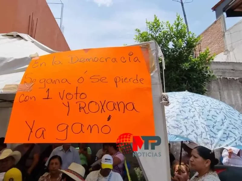 Tensión en San Pedro Cholula previo a recuento de votos, ¿Tonantzin o Roxana?