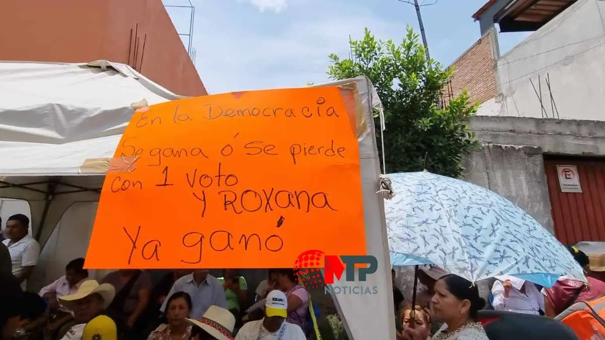 Tensión en San Pedro Cholula previo a recuento de votos, ¿Tonantzin o Roxana?