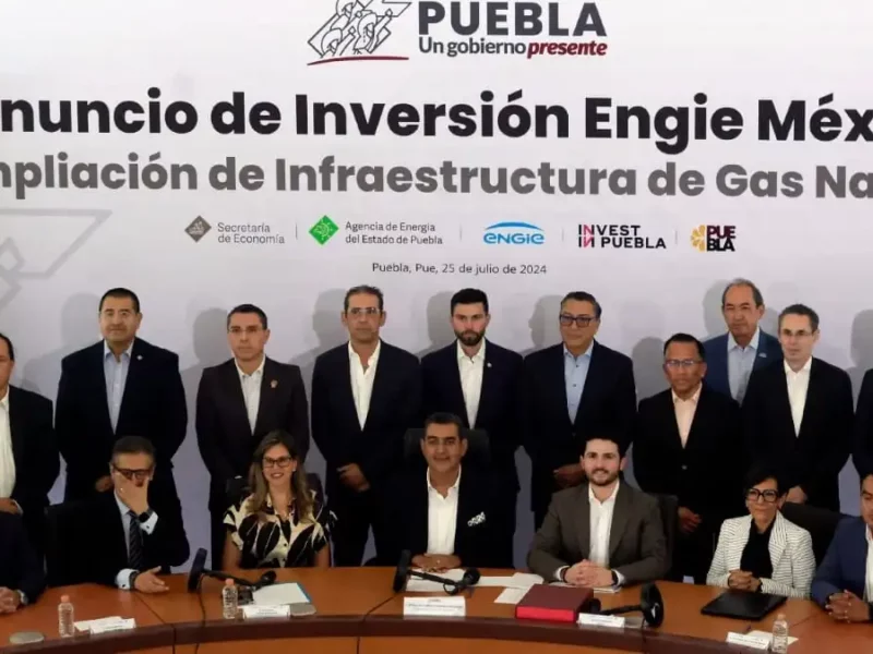 Anuncia Sergio Salomón inversión de mil 495 MDP de ENGIE en Puebla