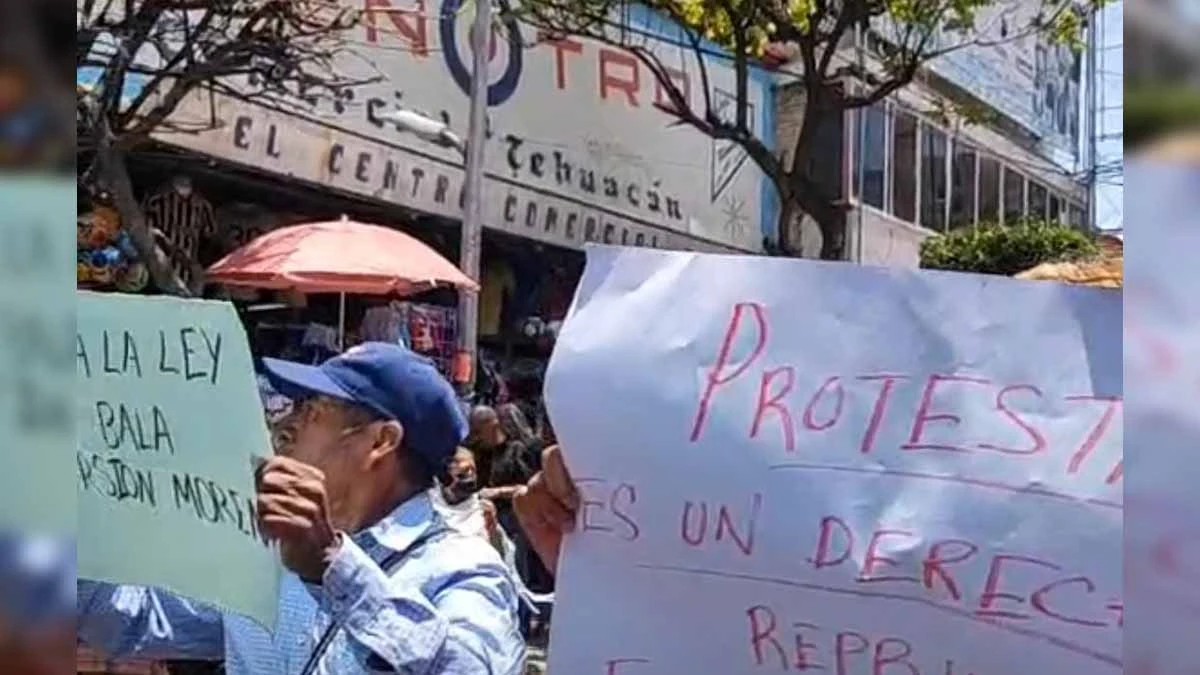 Bloquean calle del negocio de diputado de Morena que propuso 4 años de cárcel contra quienes cierren vialidades
