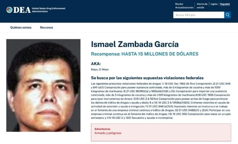 ‘El Mayo’ Zambada y un hijo de ‘El Chapo Guzmán se entregan en Estados Unidos