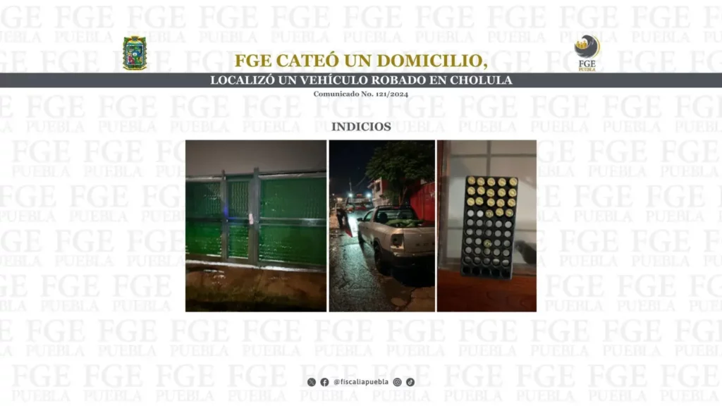 En cateo, Fiscalía de Puebla localiza en Amalucan camioneta robada en Cholula