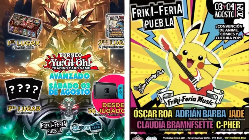 Friki Feria Music 2024 cosplay, torneo, cantante de Pokémon y más