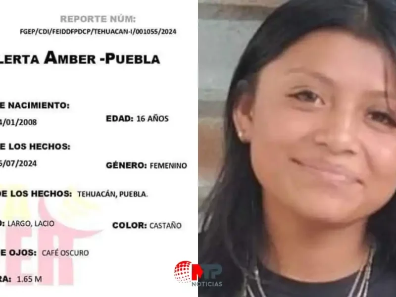 Mayra de 16 años desaparece en Tehuacán ; acusan a su expatrón de llevársela