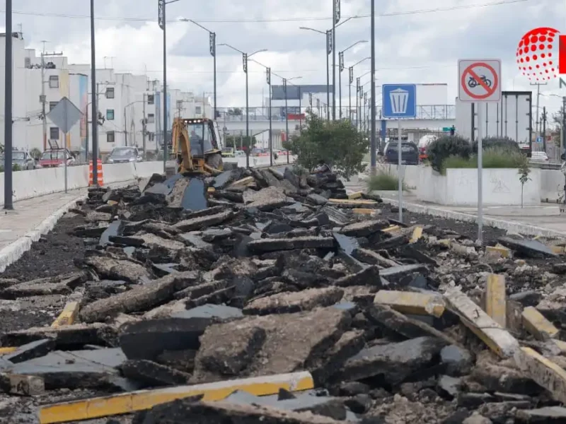Otra vez cerrarán un carril del Periférico de Puebla por obras