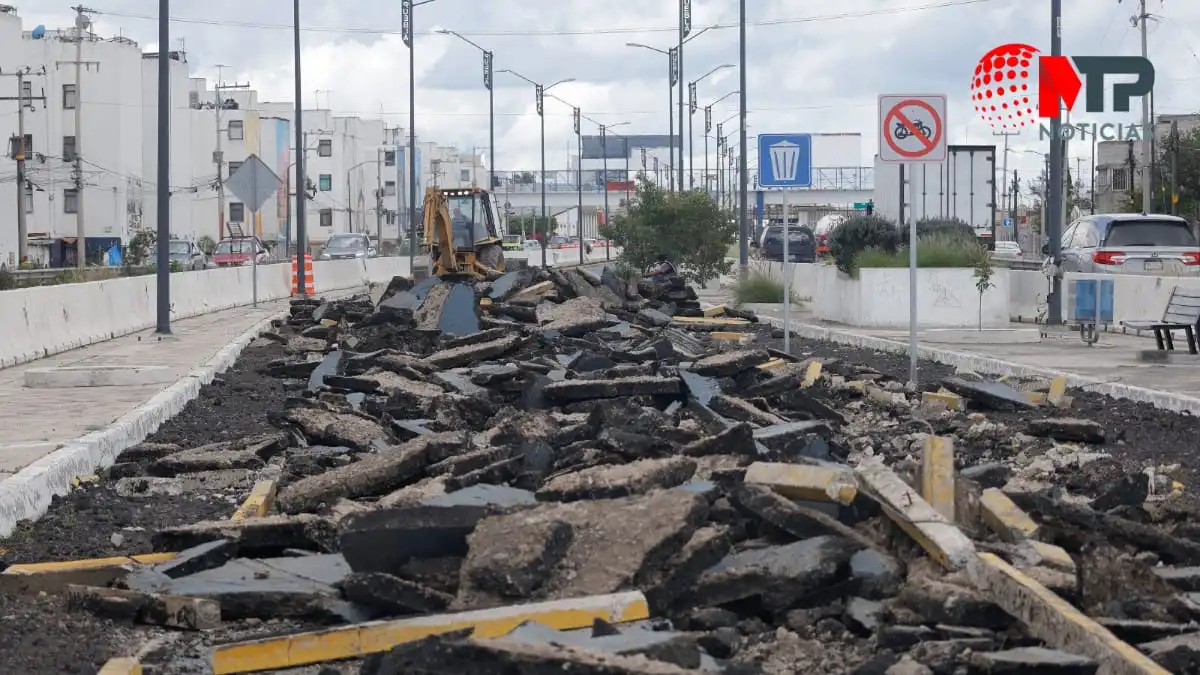 Otra vez cerrarán un carril del Periférico de Puebla por obras