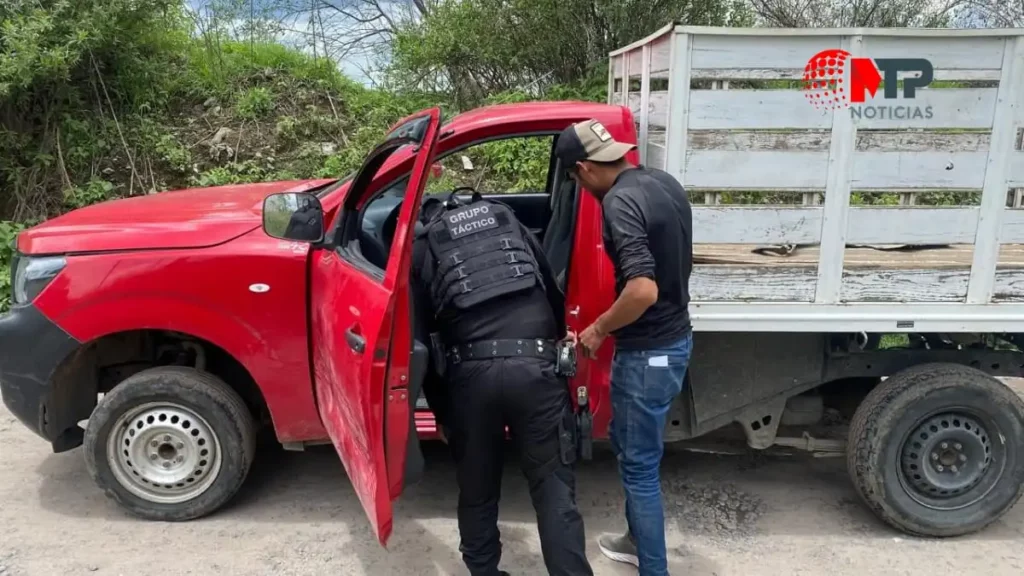 Reconoces esta camioneta, detienen a un hombre con este vehículo robado, en Coronango