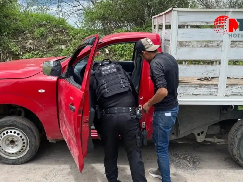 Reconoces esta camioneta, detienen a un hombre con este vehículo robado, en Coronango