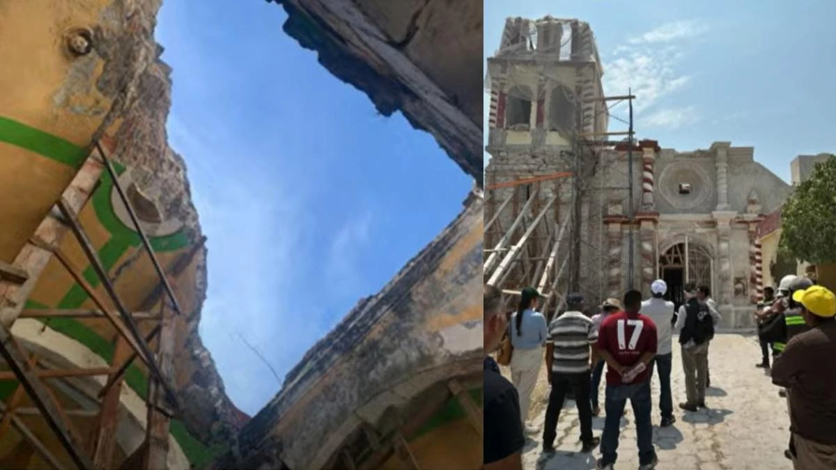 AMLO concluye restauración de templos dañados por 19S, intervino 192 en Puebla