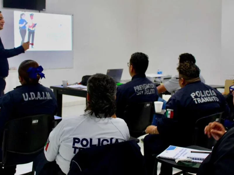 Mantienen capacitación en la Policía de San Andrés Cholula