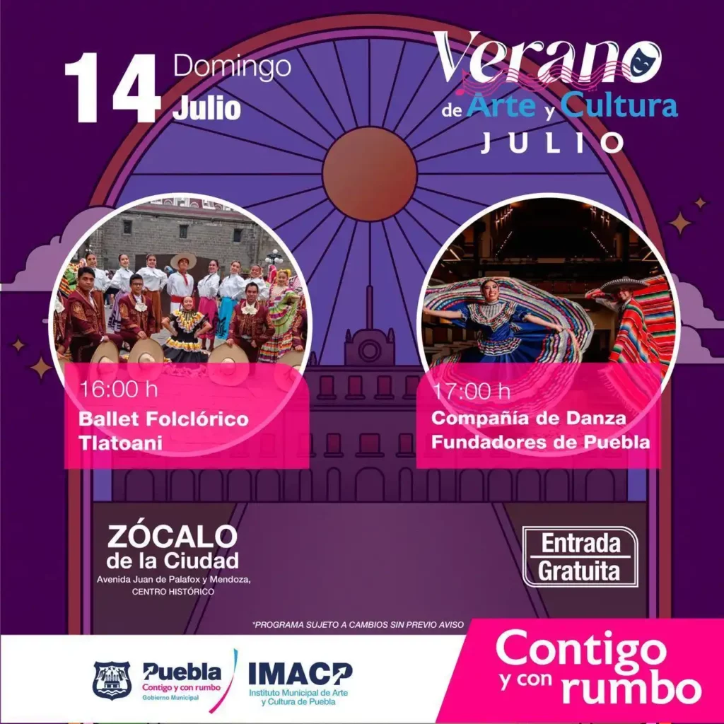 Cartelera de conciertos fin de semana Puebla