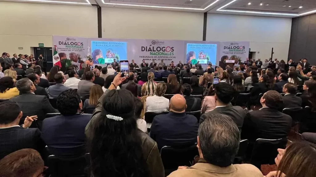 En 2027, elección en Poder Judicial de estados: Ernestina Godoy durante foro en Puebla