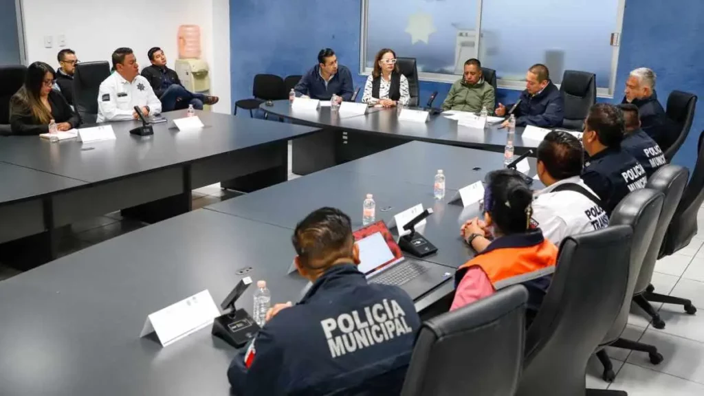 Tlatehui encabeza mesa de seguridad y justicia en San Andrés Cholula