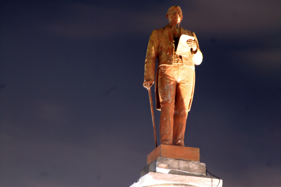 Estatua de Benito Juárez en Puebla
