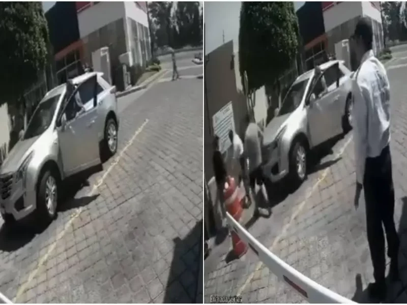 "No sabes con quién te metes”: padre e hijos golpean a vigilante de Arboledas del Pedregal, Puebla