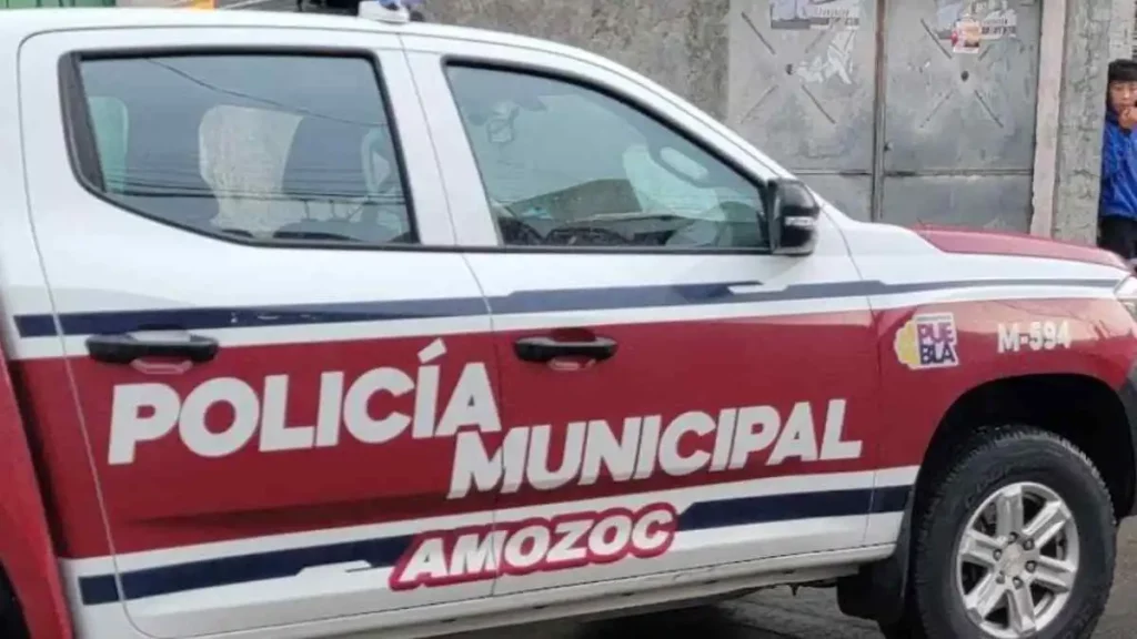 Patrulla de policía municipal de Amozoc