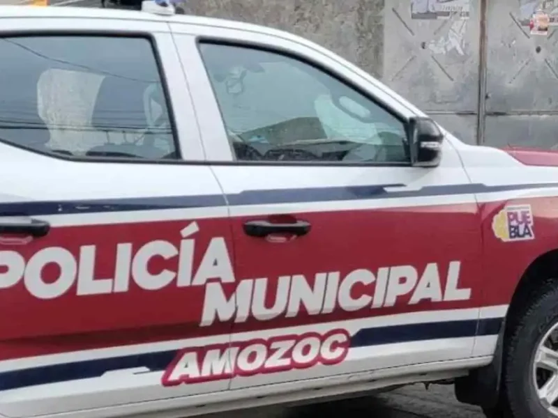 Patrulla de policía municipal de Amozoc