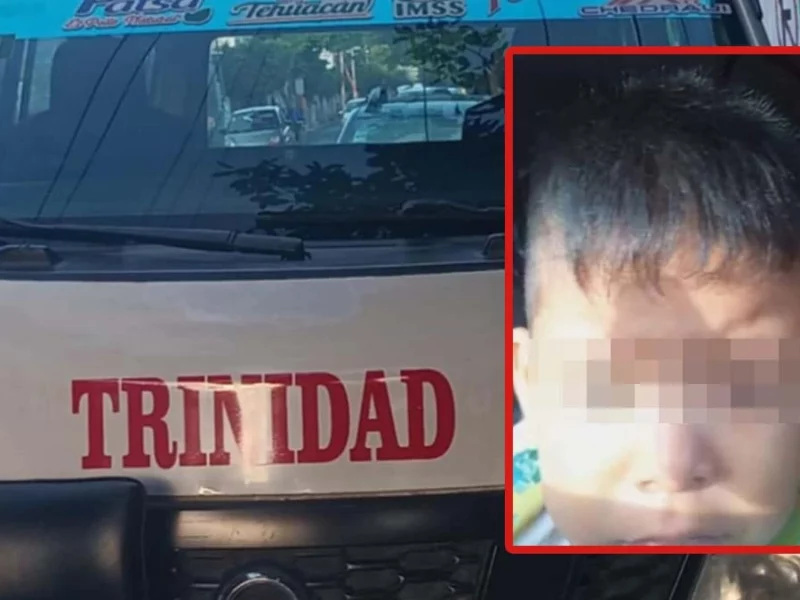 Con todo y mochila, niño se sube a una combi y desata búsqueda en Miahuatlán