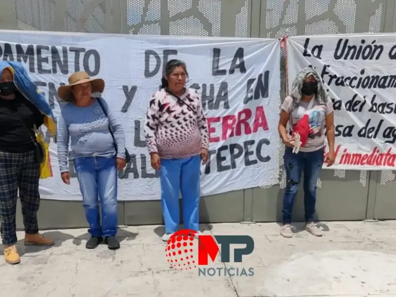 Detienen a opositor de City Lomas en Ocoyucan con protesta exigen liberarlo