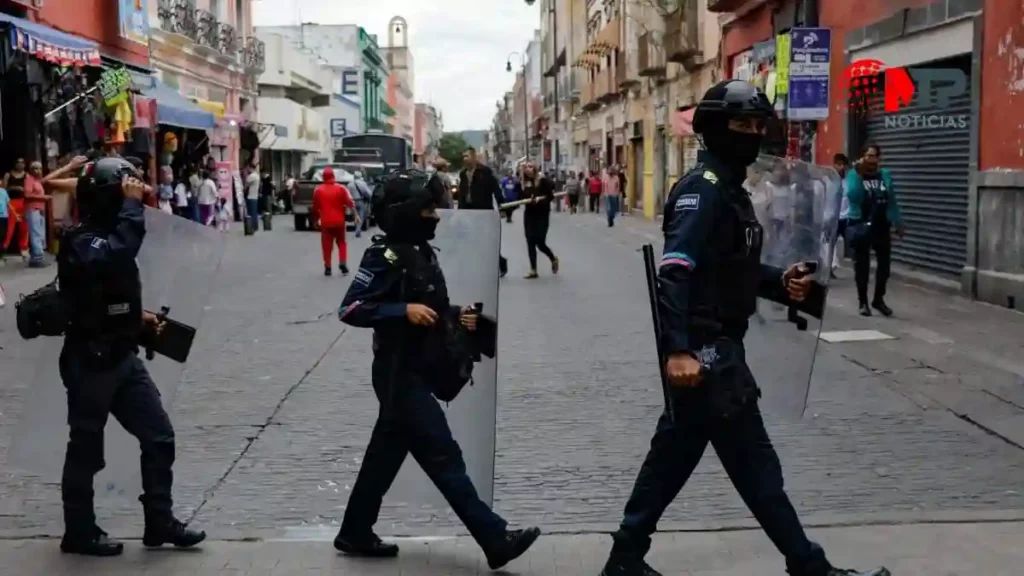 Están cerradas estas calles en el Centro Histórico de Puebla