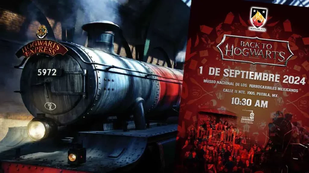 ¡Siguiente parada, Hogwarts! Museo de los Ferrocarriles en Puebla, sede del encuentro de fans de Harry Potter