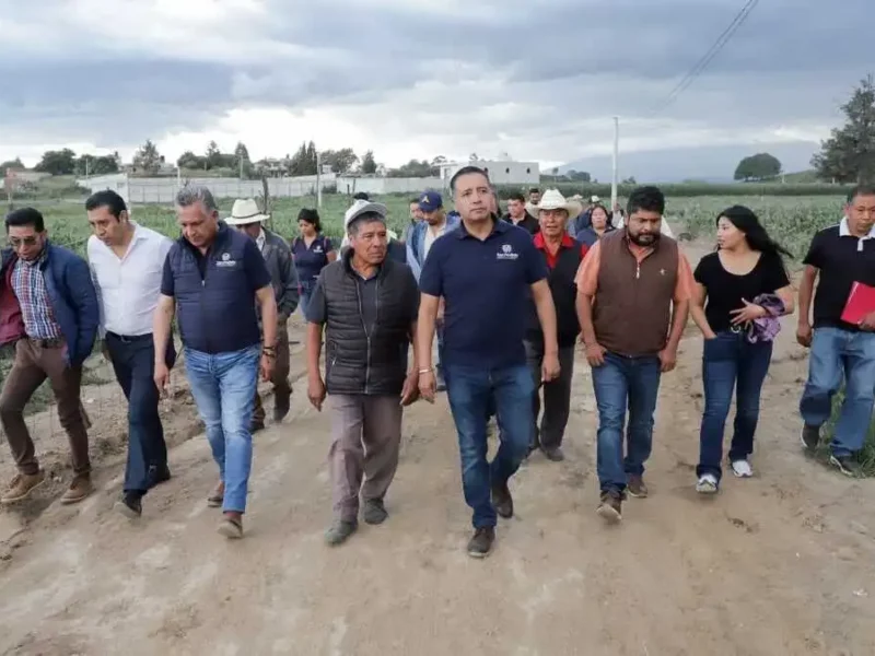 Tlatehui entrega de obra