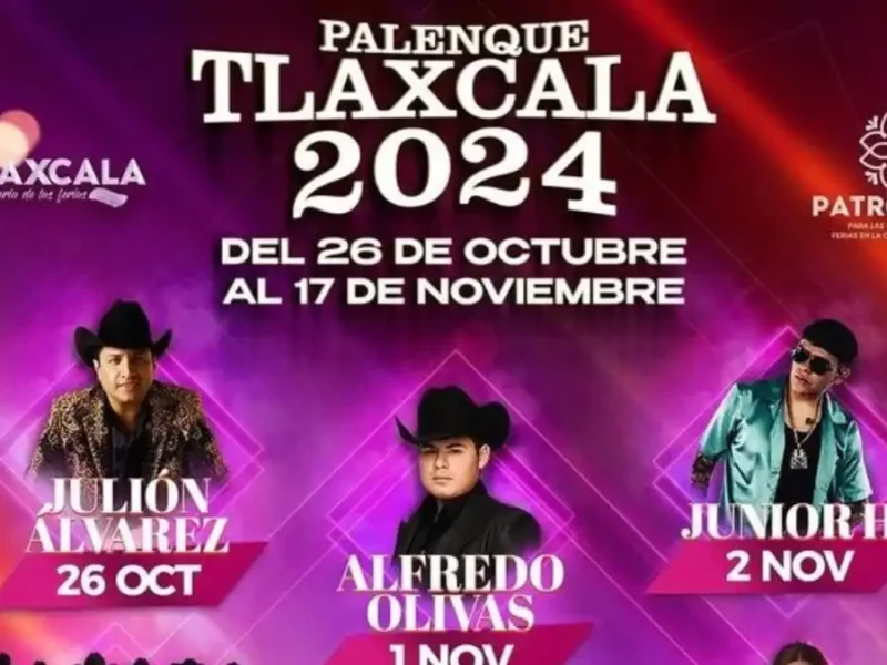 Yuridia, Julión, Alfredo Olivas Palenque de la Feria de Tlaxcala 2024