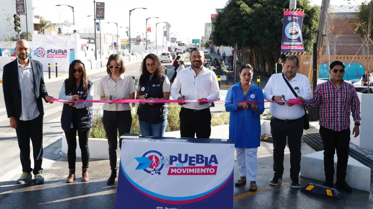 Ayuntamiento de Puebla rehabilita bulevar Aarón Merino Fernández con 9.1 MDP