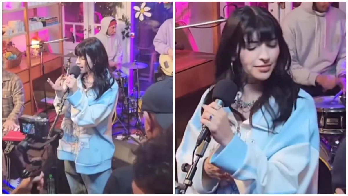 "Me marchó hoy, yo sé perder": Cazzu reaparece cantando ‘Como la flor’ de Selena