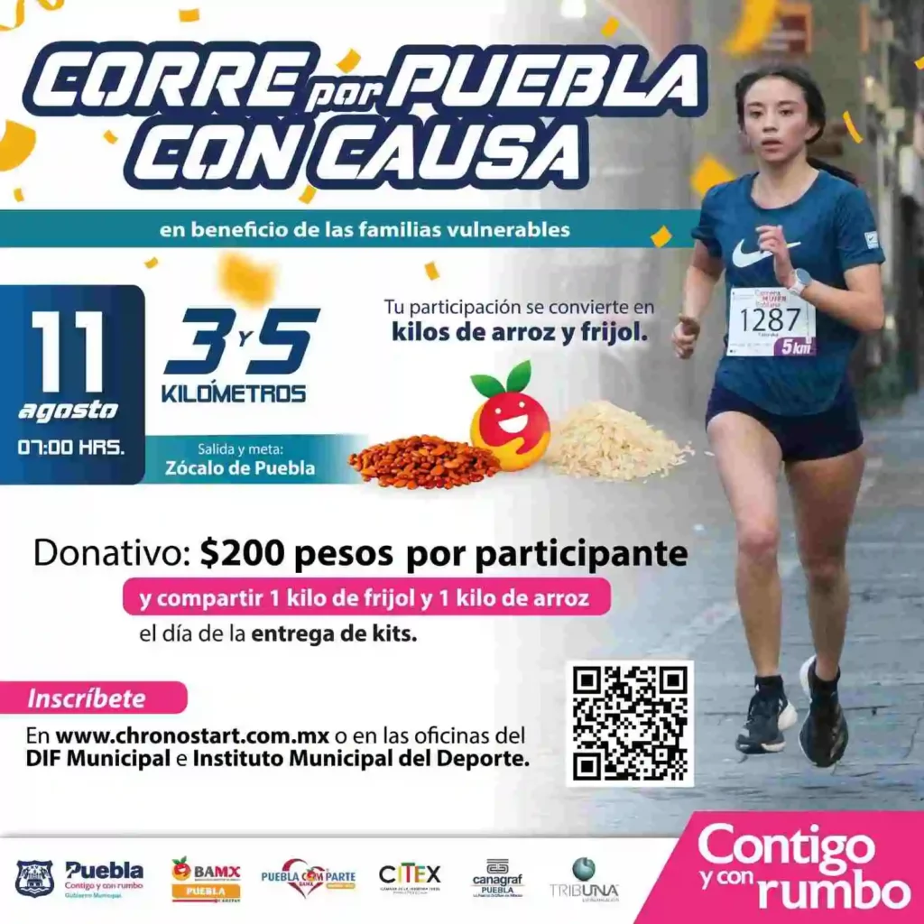 'Corre por Puebla con Causa': ¿cuándo y cómo inscribirse?