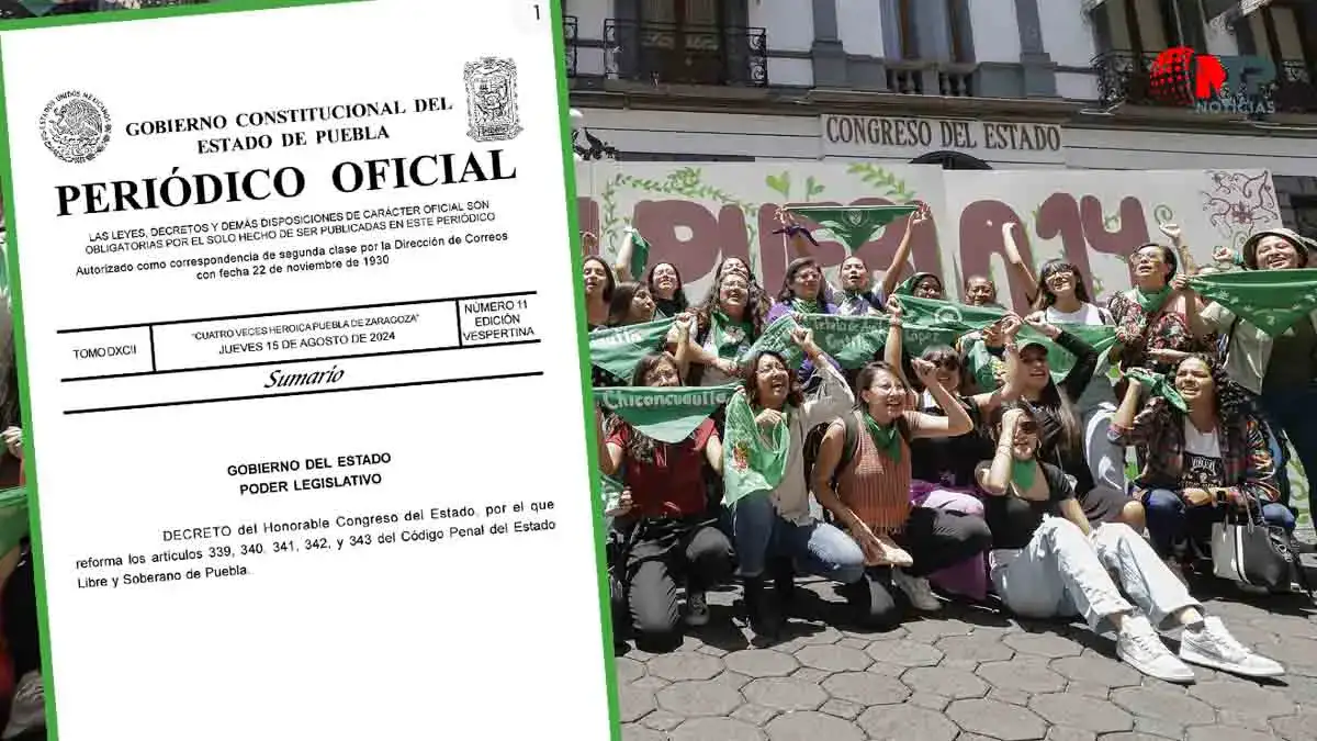 Ya es ley la despenalización del aborto en Puebla: publican decreto en Periódico Oficial